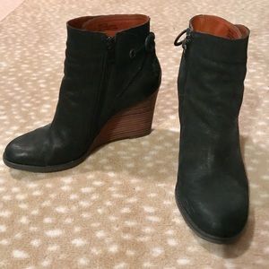 Lucky Brand wedge booties